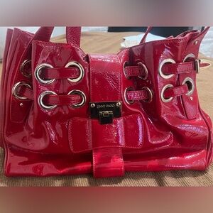 Jimmy Choo red hand bag